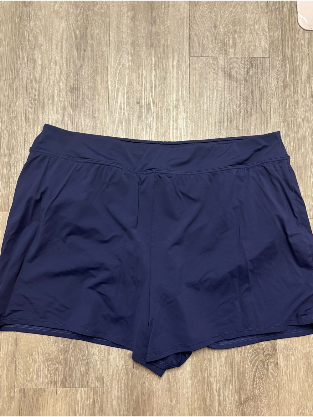 Lands' End Navy Swim Shorts